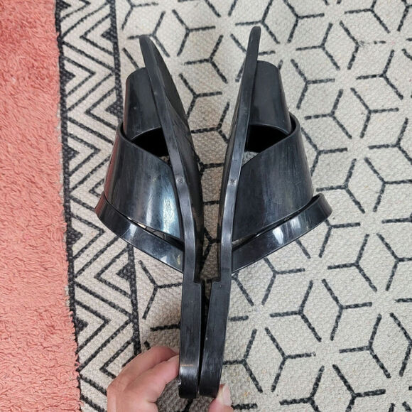 Melissa+Jason Wu Diane Vegan Slide Jelly in Black, sz 7 - Picture 12 of 16
